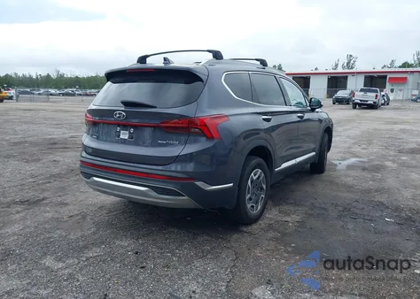 2021 Hyundai Santa Fe Hybrid Blue из США, поврежденный, VIN KM8S2DA14MU005973
